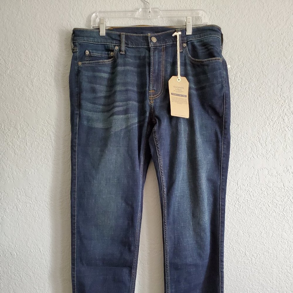 Abercrombie Langdon Slim 36 32 New with Tags